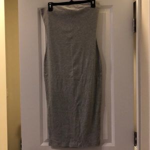 Sexy gray tube dress! Size L, never worn!